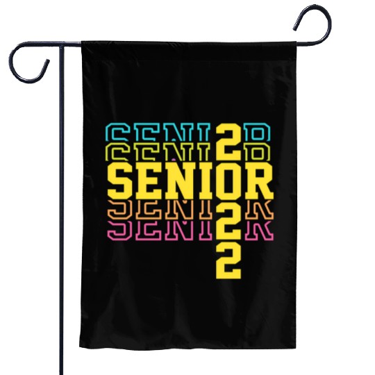 Grad 22 Senior Class Of 2022 Bright Colors Ns Will Garden Flags