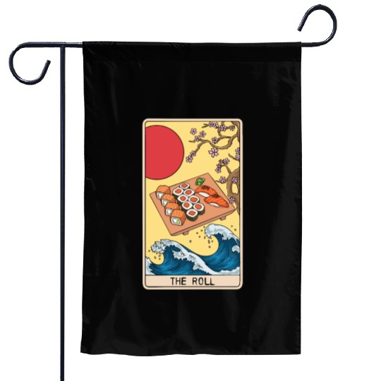 Tarot Card Reader Sushi Lover Sushi Eater Japanese Garden Flags