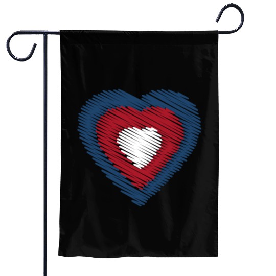 In my heart, America Garden Flags