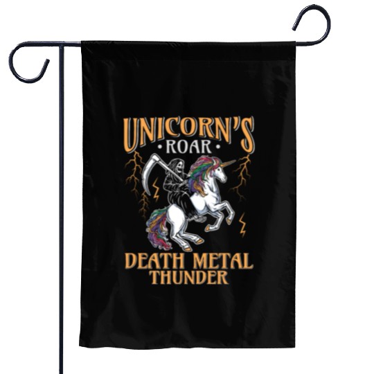 Goth Rock Satan Girl Woman Festivals Death Metal Garden Flags