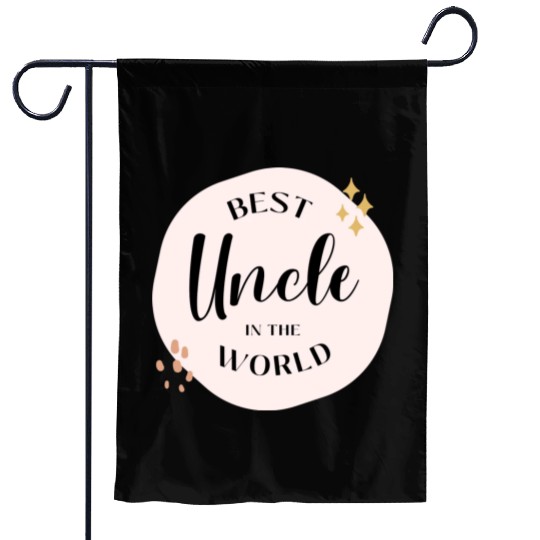 Best Uncle In The World Garden Flags