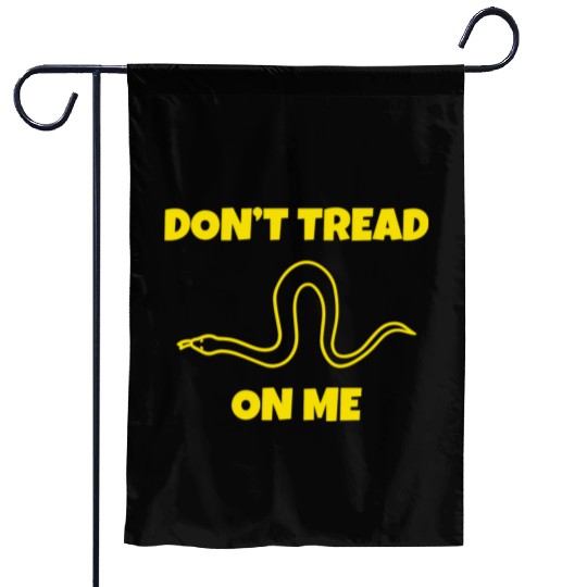 Dont Tread On Me Line Snake Garden Flags