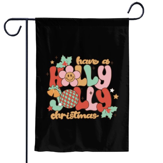Have A Holly Jolly Christmas Garden Flags