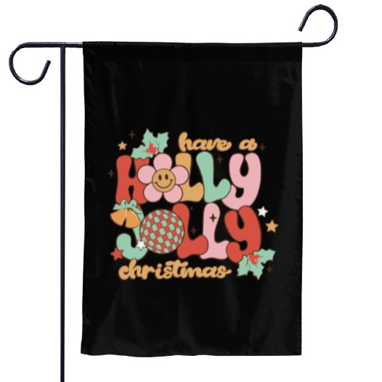 Have A Holly Jolly Christmas Garden Flags