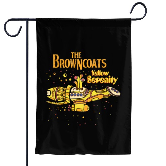 The Yellow Serenity Garden Flags