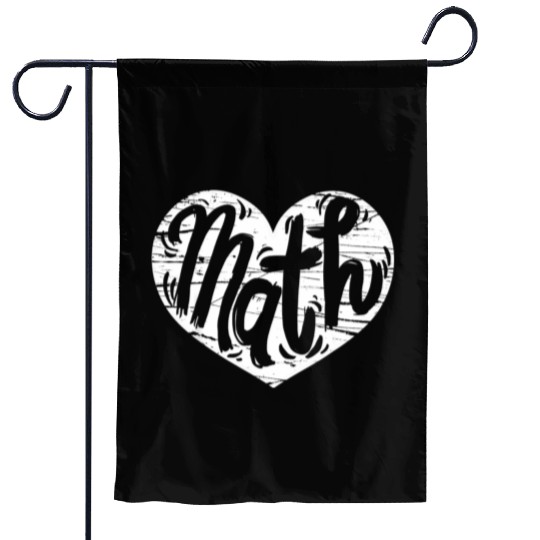 Math Heart Math Teacher He Garden Flags