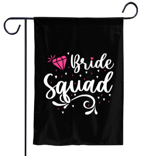 Bridal Shower Bachelorette Party Bridesmaid Bride Garden Flags