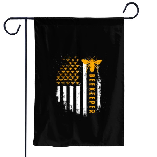 Honey Bee Beekeeping Hive Beekeeper Garden Flags