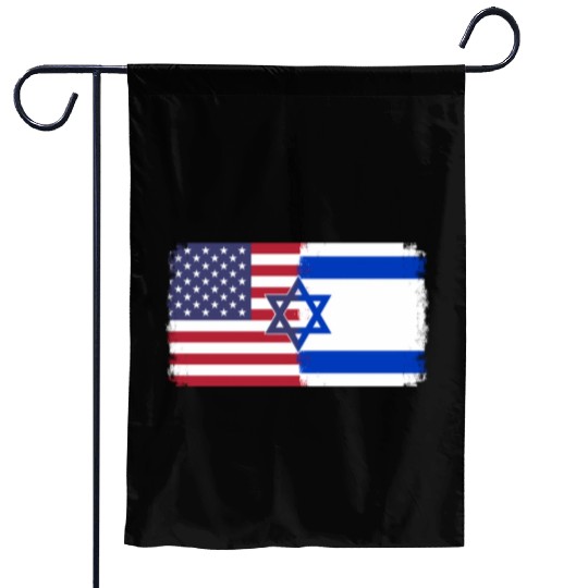 Israel Usa Flag Garden Flags