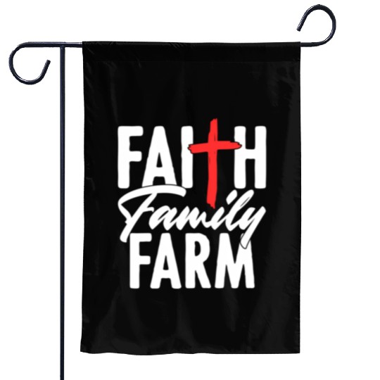 Farm Religious Christian Family Farmer Rancher Far Garden Flags