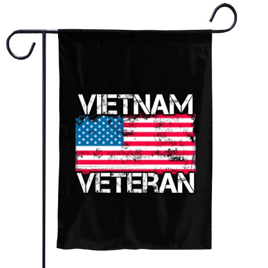 Vietnam Veteran Us Flag Military Vet Garden Flags