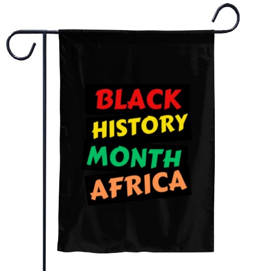 design Garden Flags Black History Month Africa