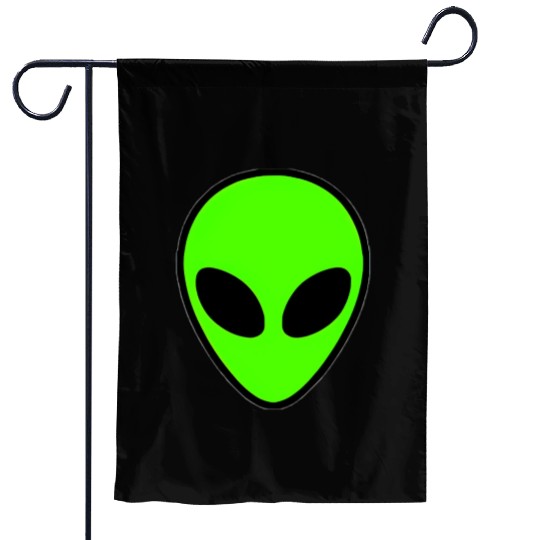 Alien Head Pocket Patch Area 51 Garden Flags