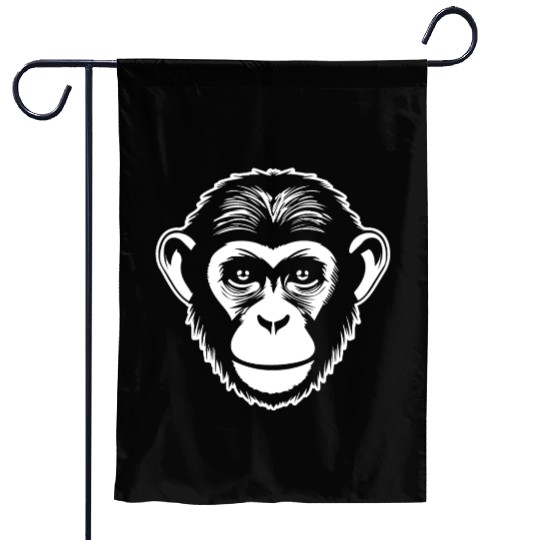 Ape Face Apes Apelike Jungle Primate Garden Flags