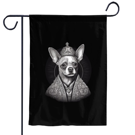 Chihuahua - Pope Dog Church Vatican Catholic Garden Flags