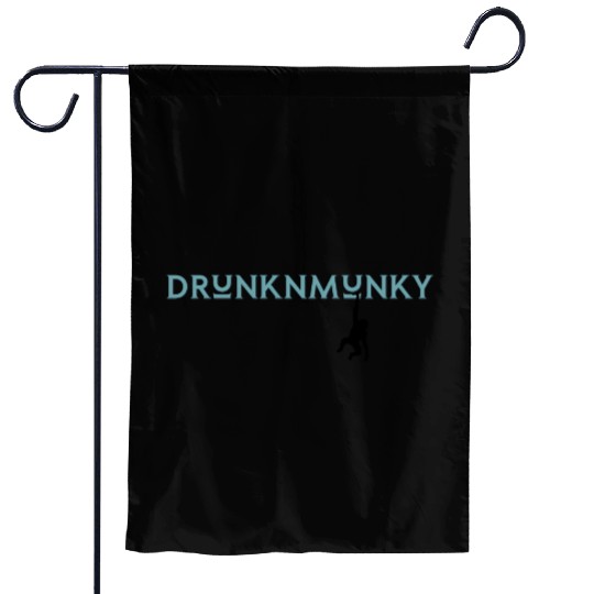 DESIGNdrunknmunky s drunk monkey Garden Flags