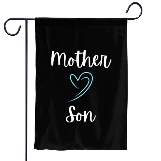 Mother Son Bond Garden Flags