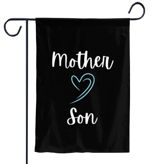 Mother Son Bond Garden Flags