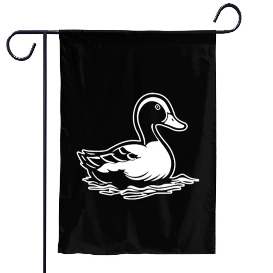 Duck Bird Nature Pond Garden Flags