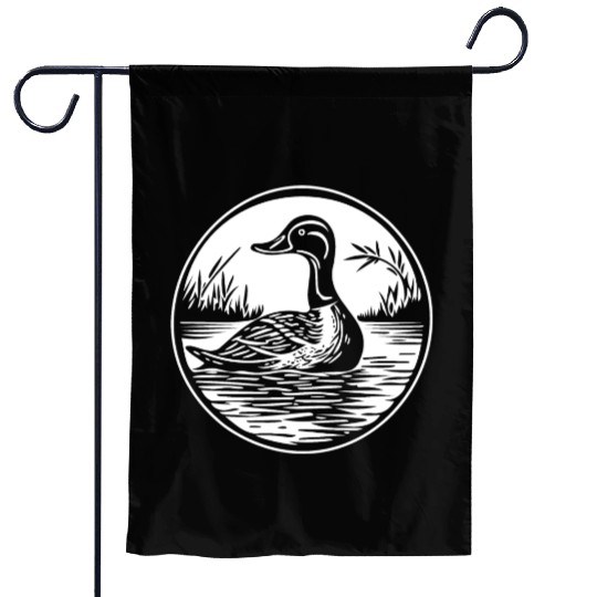 Duck Bird Nature Pond Garden Flags