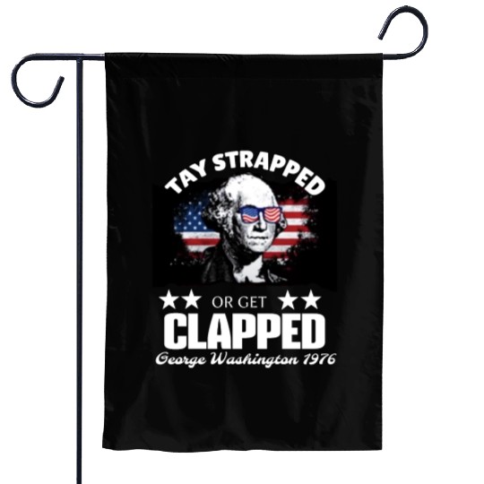 george washington teshirt Garden Flags