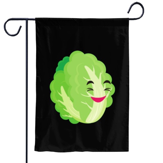 lettuce green Garden Flags