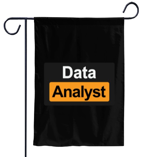 Data Analyst blue Copy Copy Garden Flags
