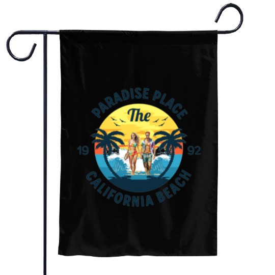 Paradise Place: California Beach Garden Flags