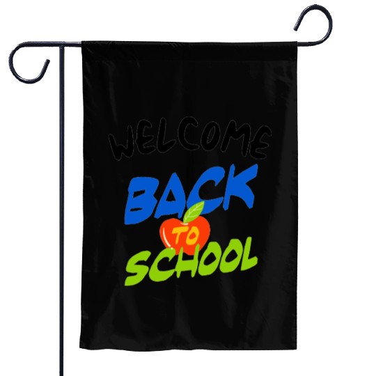 Welcome Back To School Garden Flags