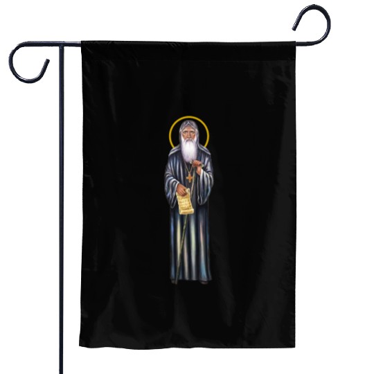 St. Moses the black. Martyr of Coptic church. Garden Flags