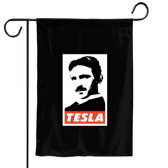 Nikola Tesla Garden Flags