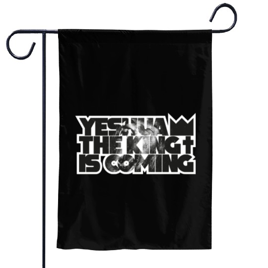 YESHUA THE KING IS COMING Garden Flags