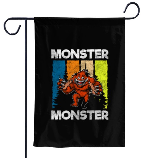 Monster Fright Character Monster Hunter Garden Flags