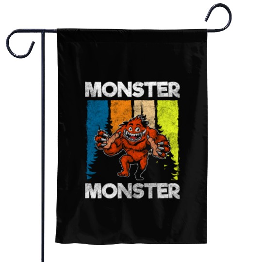 Monster Fright Character Monster Hunter Garden Flags