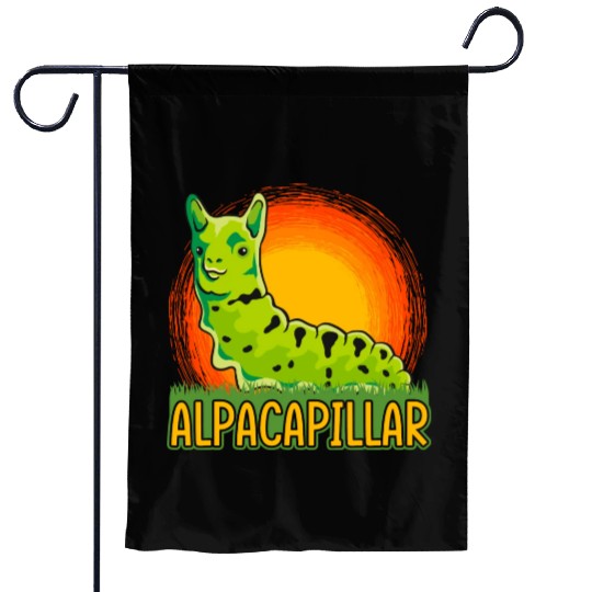 Alpacapillar Funny Alpaca Llama Lover Pun Garden Flags