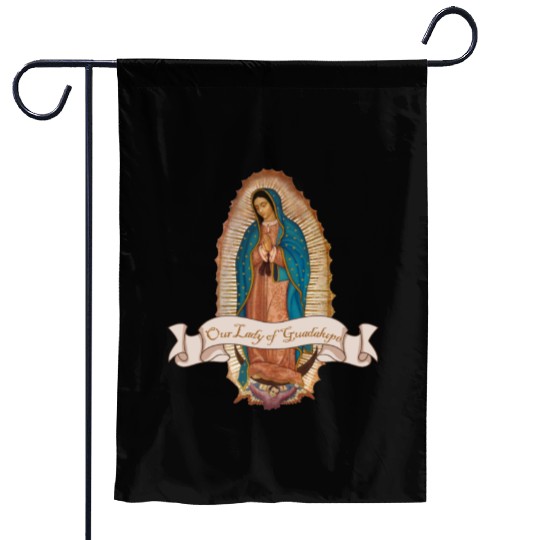 Lady Virgin of Guadalupe Virgen De Guadalupe Garden Flags