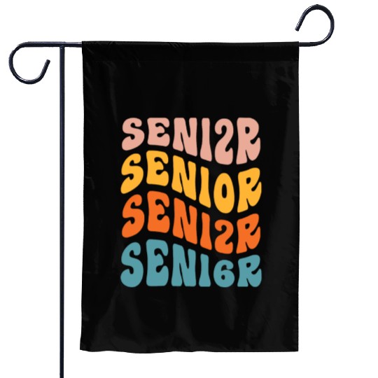 Retro Senior 2026 Graduation Class Of 2026 Back Garden Flags
