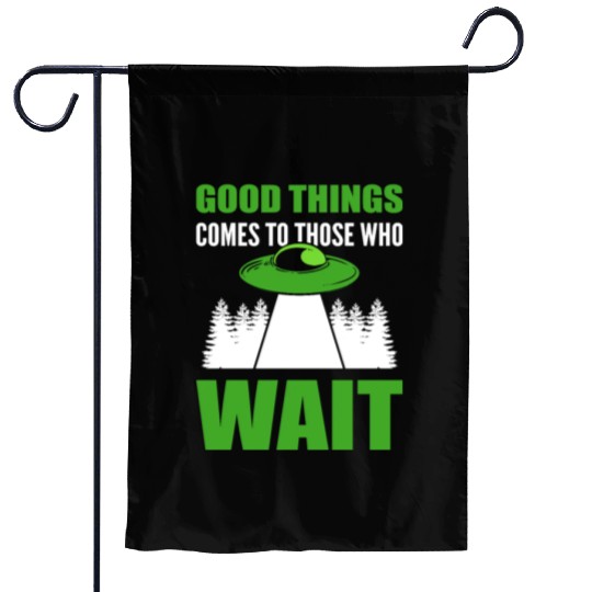 Those Who Wait Hopeful Person Gift Garden Flags