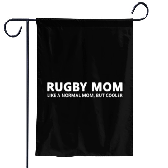 Rugby Mother Rugby Mom Garden Flags