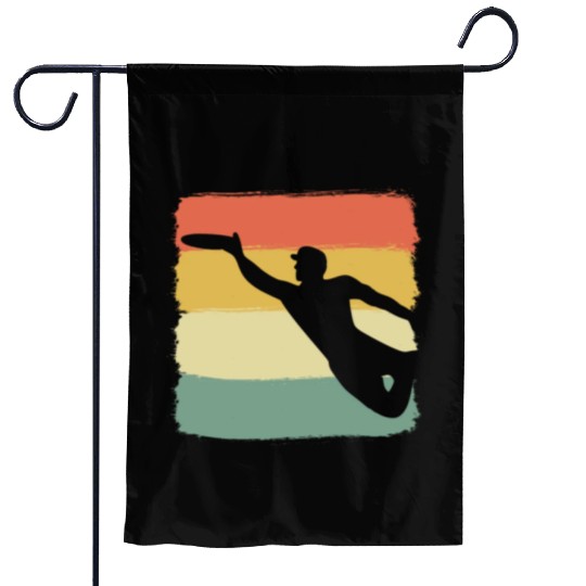 Ultimate Frisbee Player Frisbee Player Garden Flags