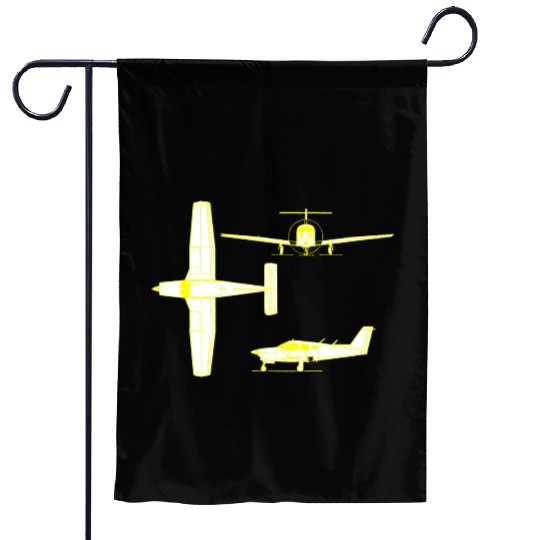 Piper PA 32 260 6 Cherokee Six Garden Flags