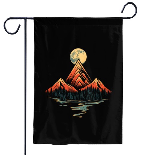 Majestic Full Moon Garden Flags