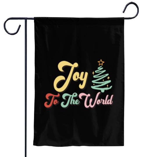 Joy to the world nostalgia trending Garden Flags