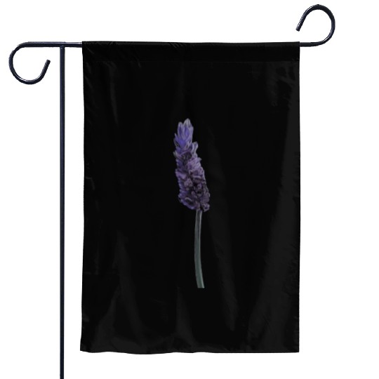 Lavender Flower Illustration Garden Flags