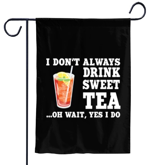 Funny Sweet Tea Humor Costume Garden Flags