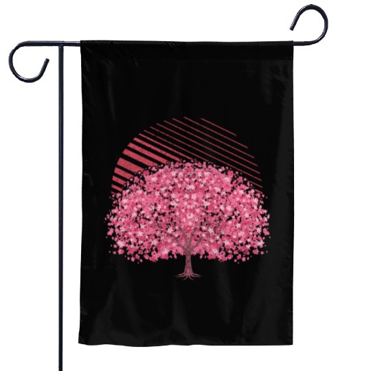 cherry blossom tree gift Japanese Sakura Garden Flags