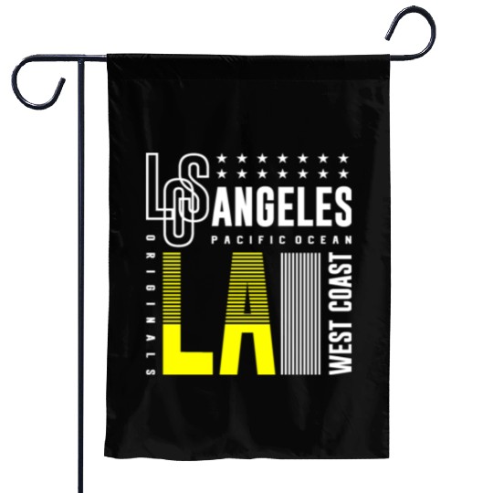 Los Angeles LA West Coast Garden Flags