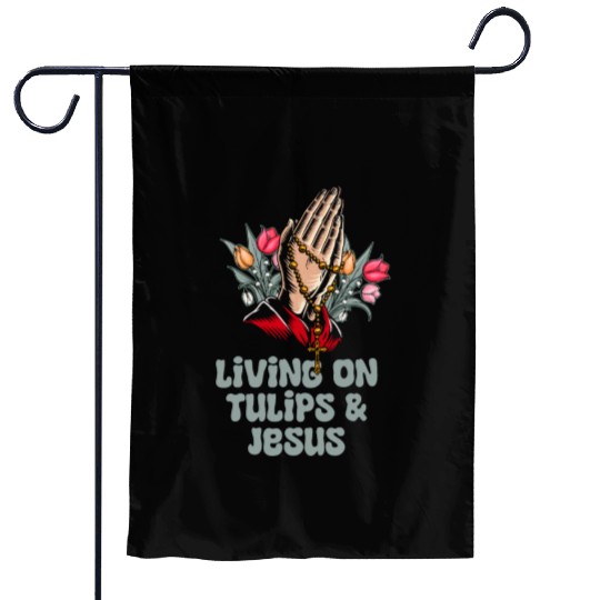 Tulip Gardening Jesus Garden Flags