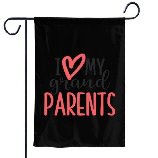 I love my grandparents Garden Flags