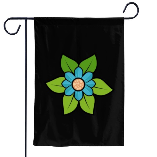 flower Pretty Natural colorful Garden Flags